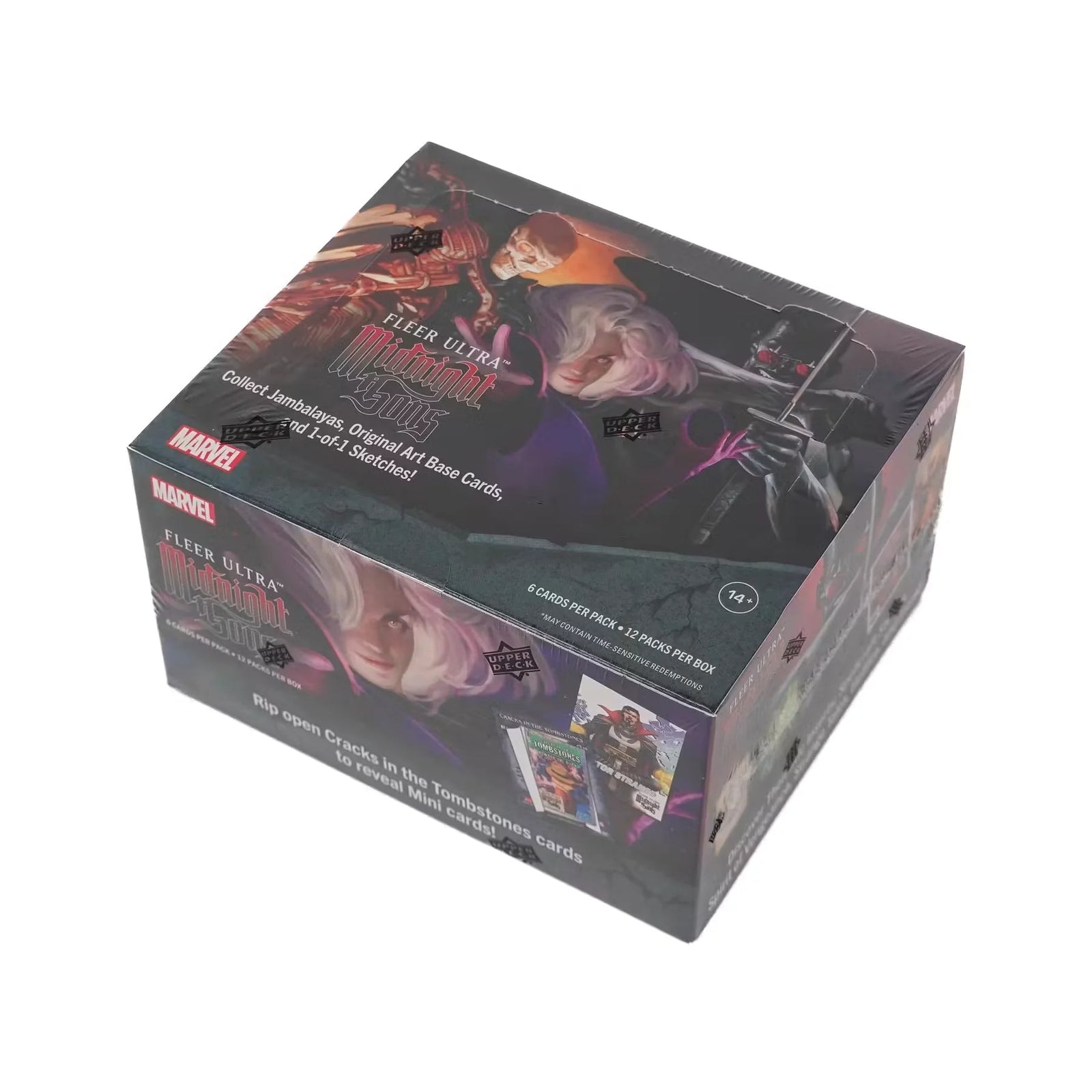 Marvel Fleer Ultra Midnight Sons Trading Cards Hobby Box (2023 Upper Deck) (Ships Sealed Only) - D2
