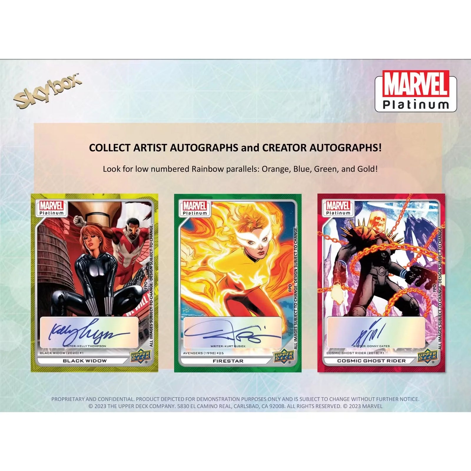 Marvel Platinum Trading Cards Hobby Box (2024 Upper Deck) (Ships Sealed Only) - D2
