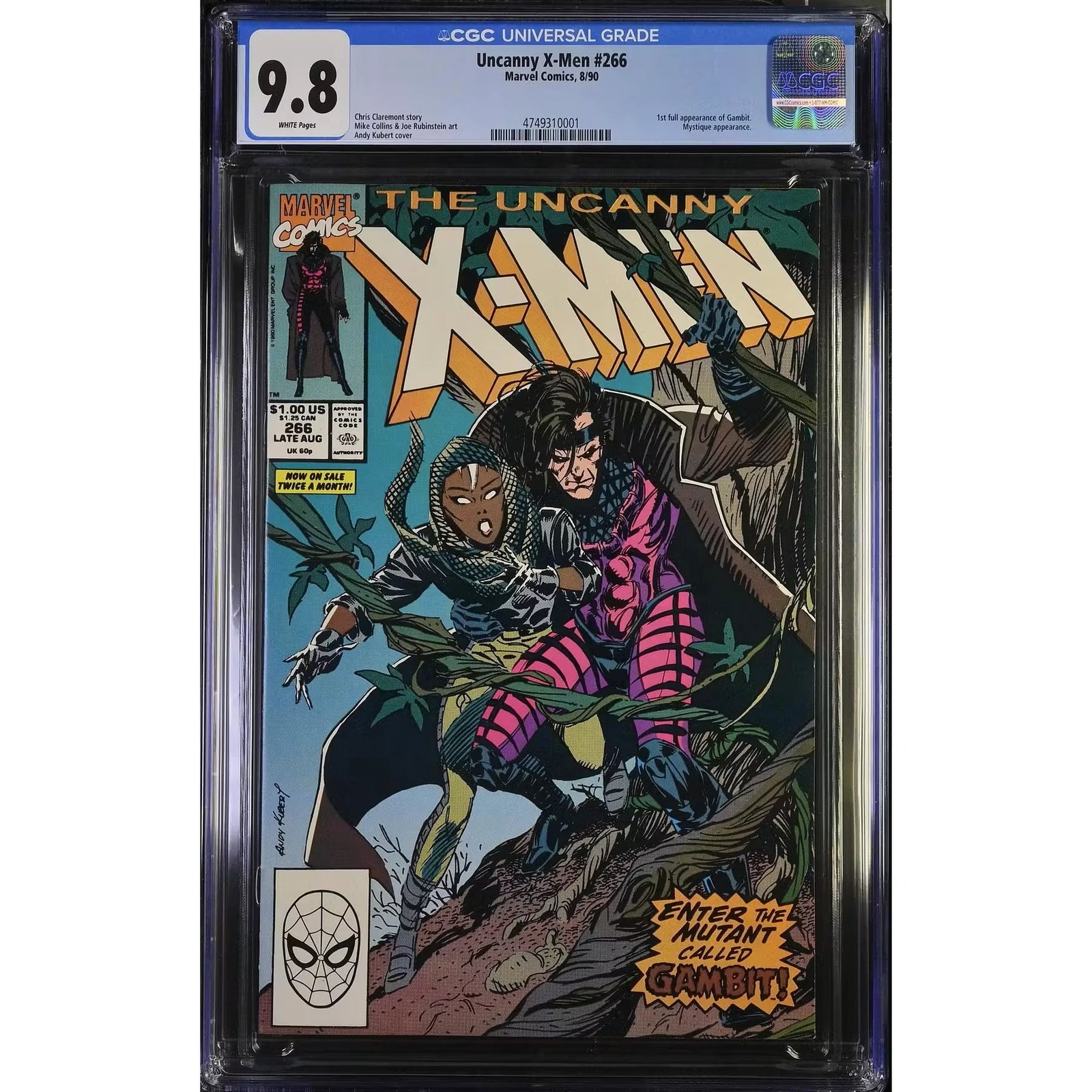 Uncanny X-Men #266 | CGC 9.8 White Pages