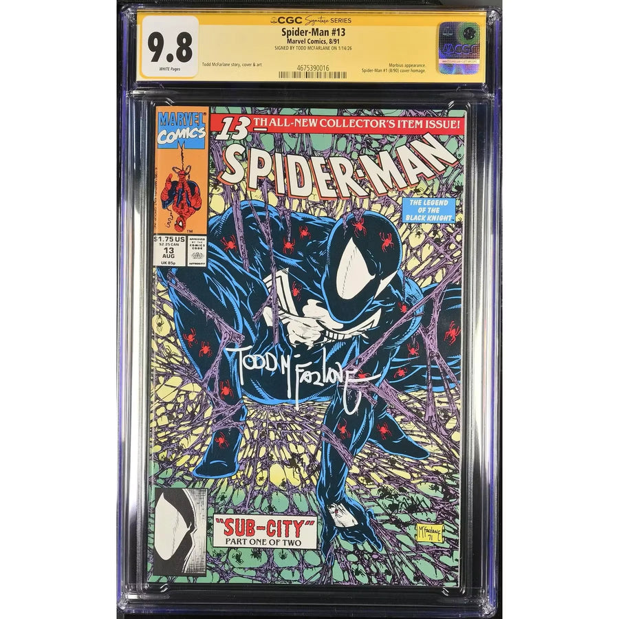 Spider-Man #13 CGC 9.8 Todd McFarlane Signature Series