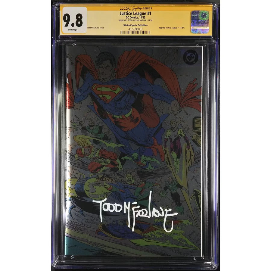 Justice League #1 NYCC 2025 Variant | Todd McFarlane Signature Series CGC 9.8