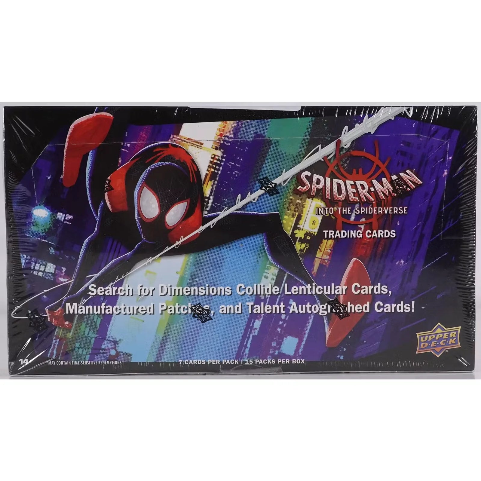 Spider-Man Into the Spider-Verse Trading Cards Hobby Box | 2022 Upper Deck (Ships Sealed Only)