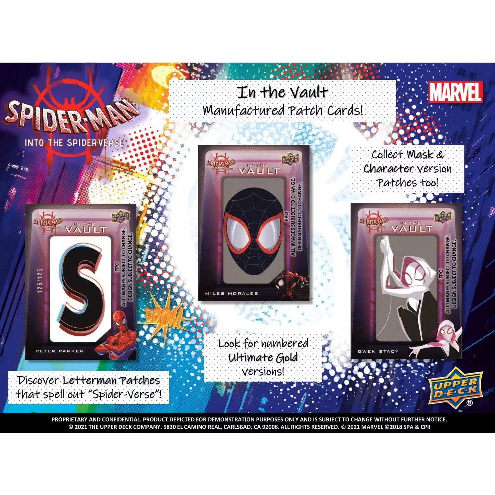 Spider-Man Into the Spider-Verse Trading Cards Hobby Box | 2022 Upper Deck (Ships Sealed Only)