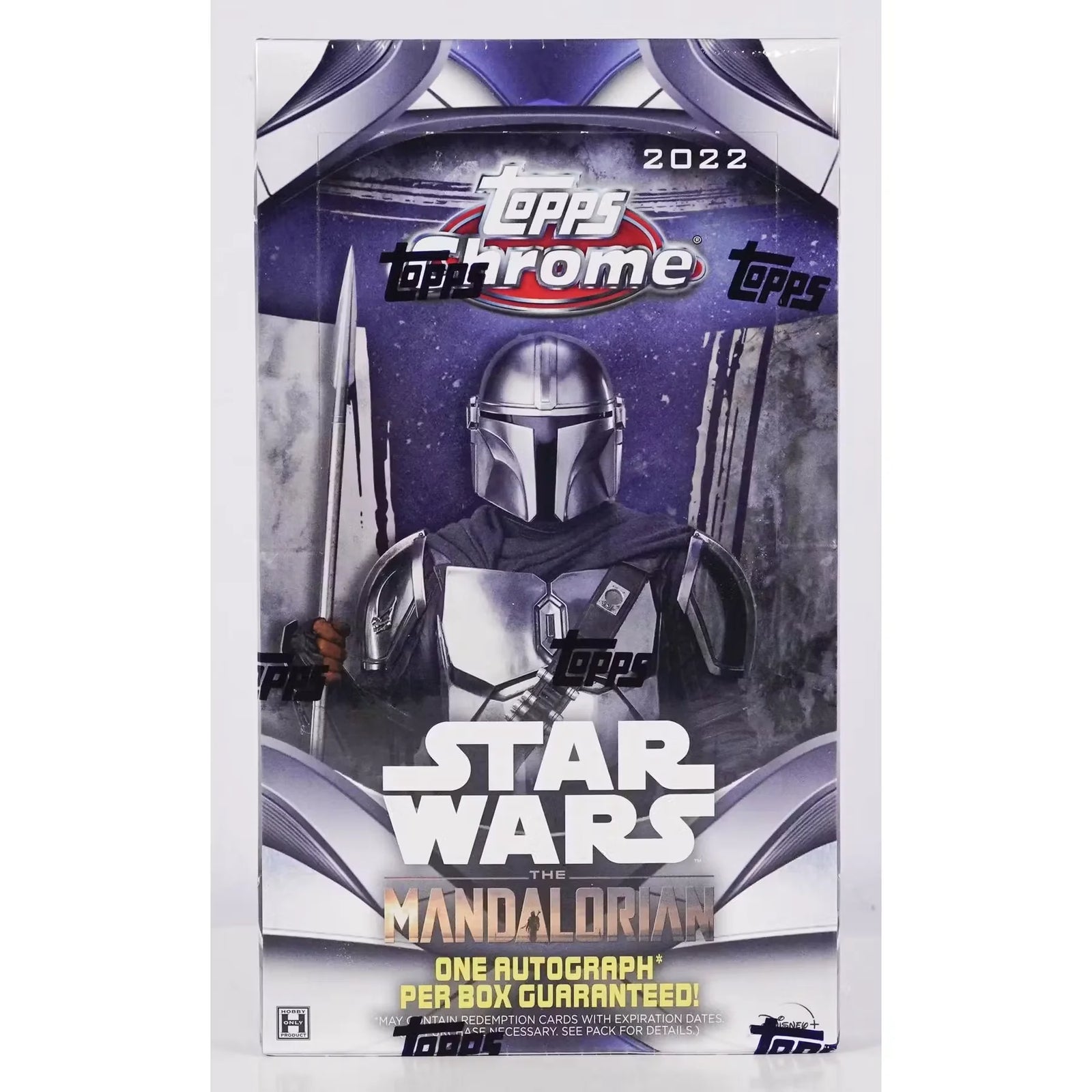 2022 Topps Star Wars The Mandalorian Chrome Beskar Edition Hobby Box (Ships Sealed Only)