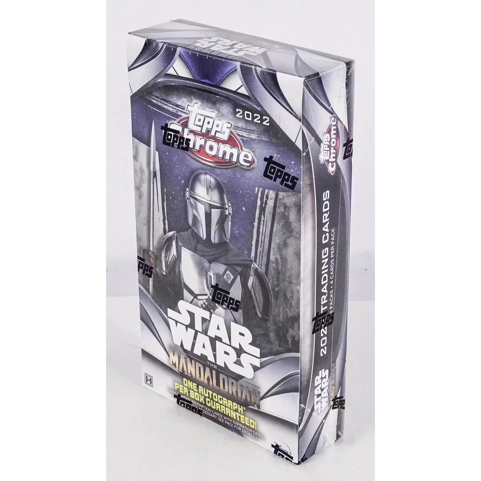 2022 Topps Star Wars The Mandalorian Chrome Beskar Edition Hobby Box (Ships Sealed Only)
