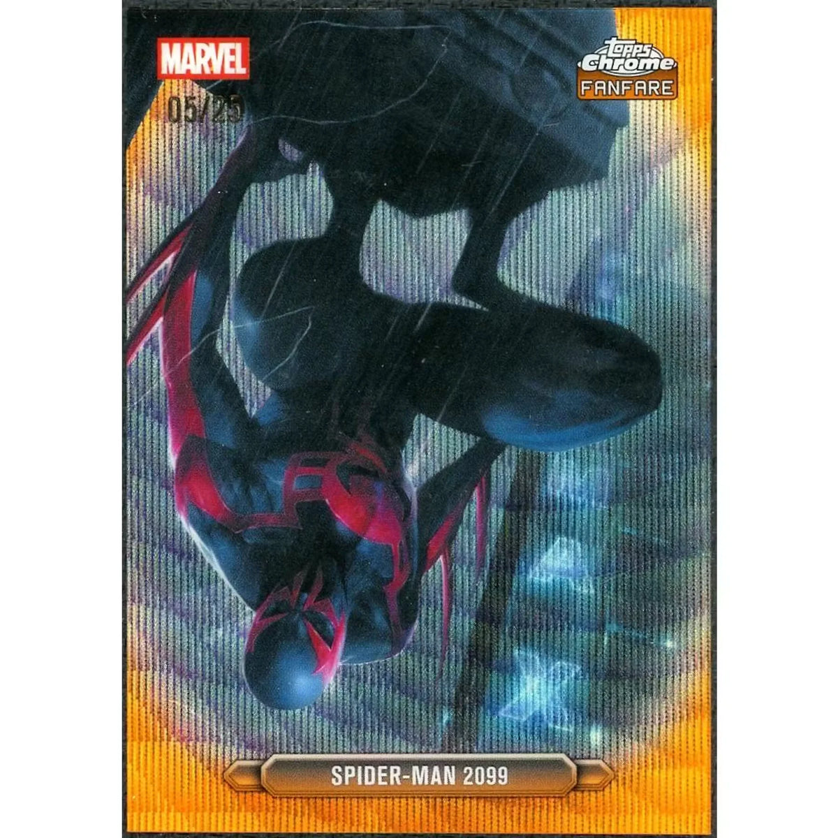 Spider-Man 2099 Signed Orange Parallel Card | 2026 Topps Chrome Marvel | P6701674