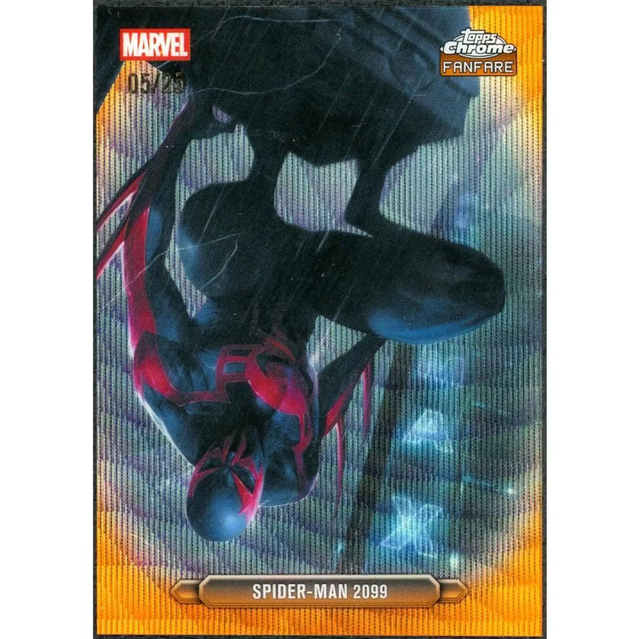 Spider-Man 2099 Signed Orange Parallel Card | 2026 Topps Chrome Marvel | P6701674