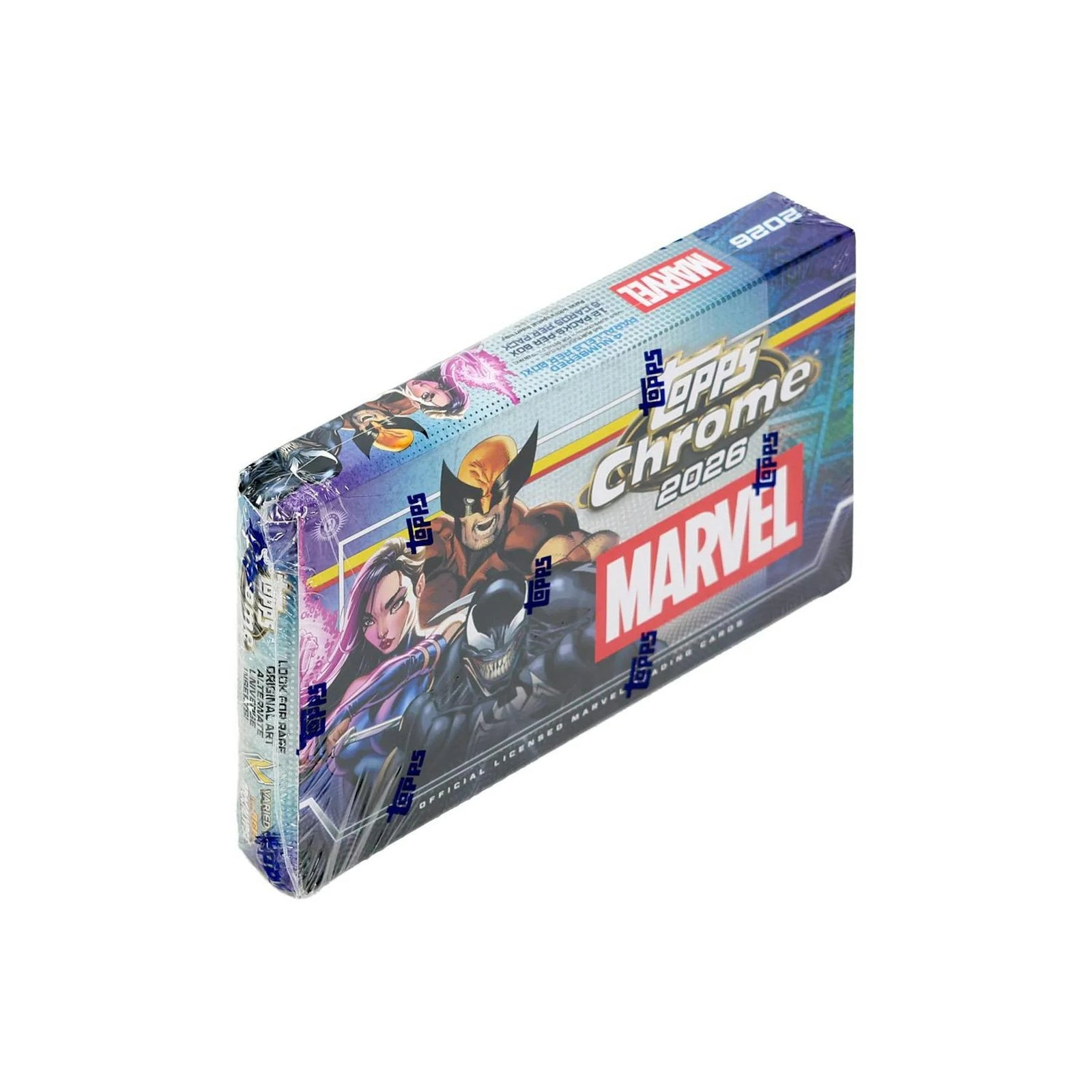2026 Topps Chrome Marvel Comics Hobby Box | Slightly Damaged (Ships Sealed Only)