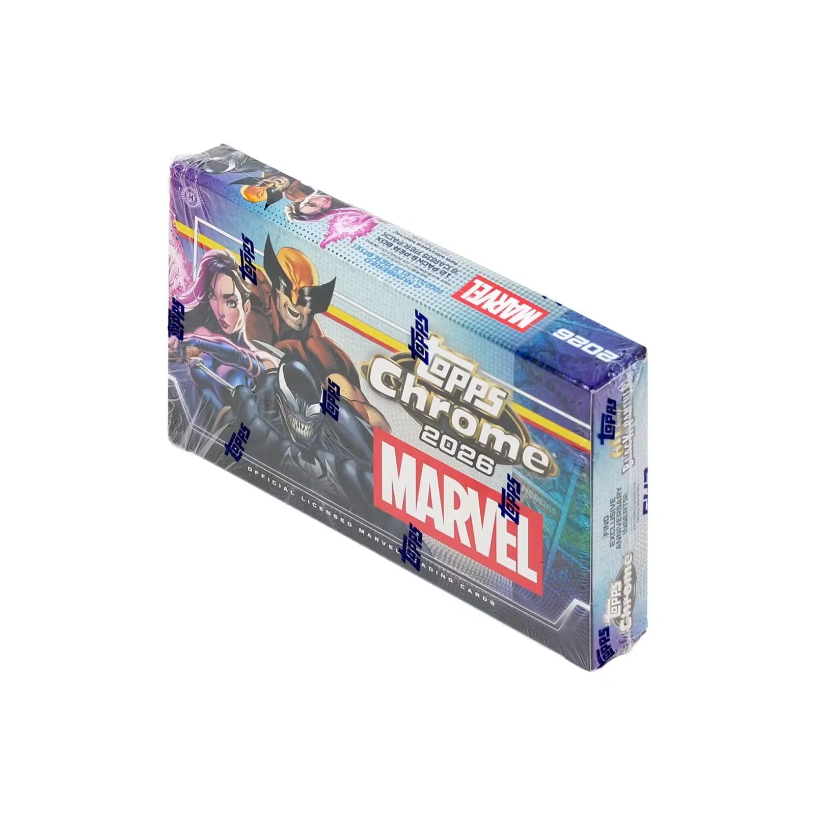 2026 Topps Chrome Marvel Comics Hobby Box | Slightly Damaged (Ships Sealed Only)
