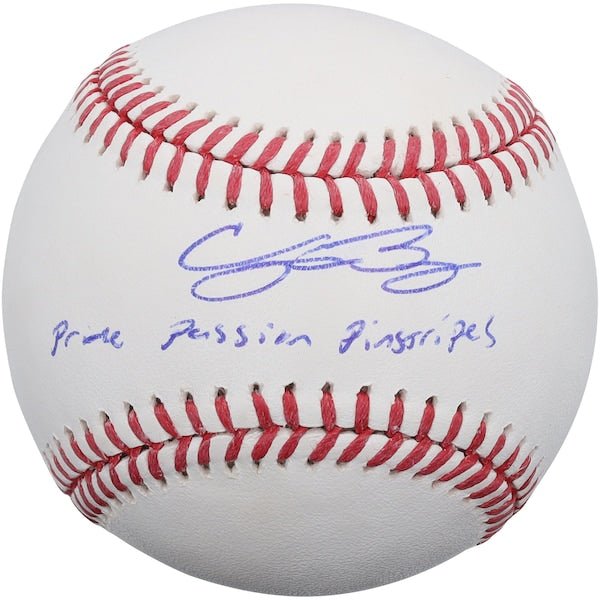 Cody Bellinger New York Yankees Autographed Fanatics Authentic Baseball with "Pride Passion Pinstripes" Inscription - The Ballers Bank