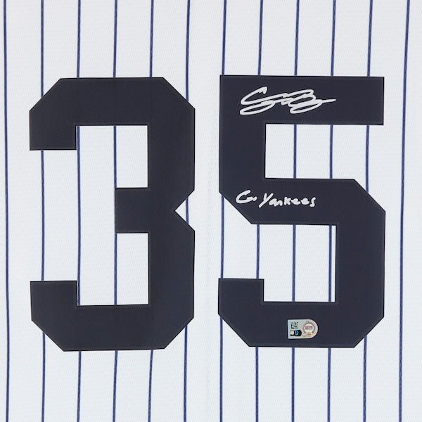 Cody Bellinger New York Yankees Fanatics Authentic White Nike Replica Jersey with "Go Yankees" Inscription - The Ballers Bank