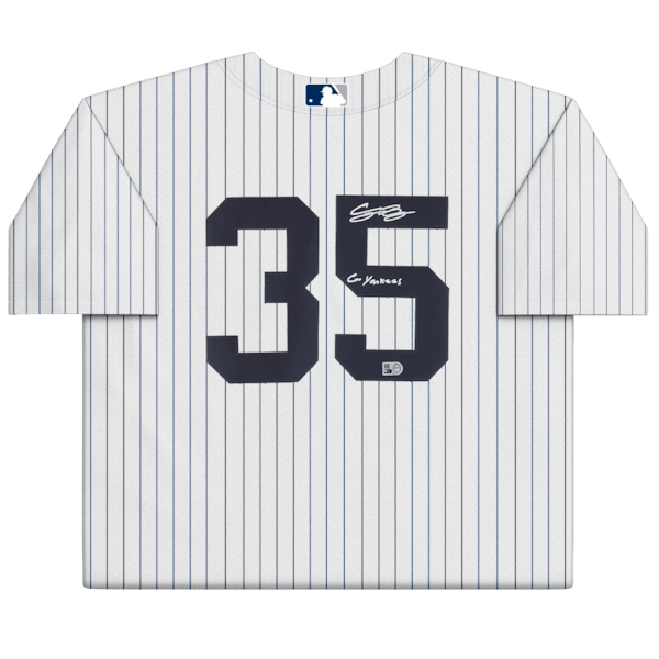 Cody Bellinger New York Yankees Fanatics Authentic White Nike Replica Jersey with "Go Yankees" Inscription - The Ballers Bank