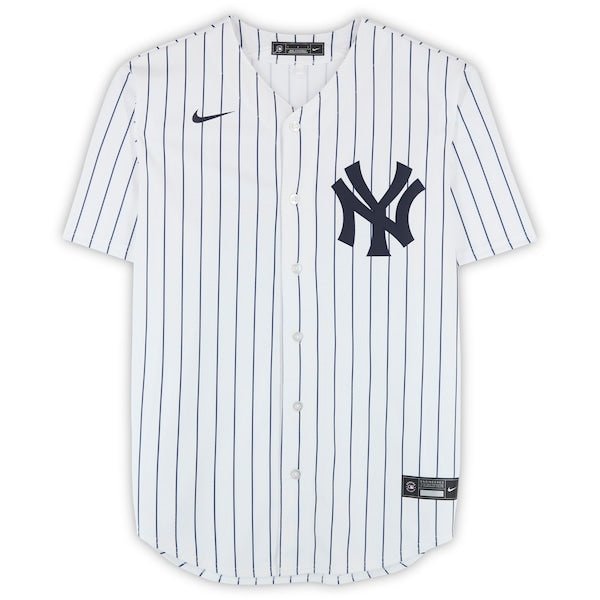 Cody Bellinger New York Yankees Fanatics Authentic White Nike Replica Jersey with "Go Yankees" Inscription - The Ballers Bank