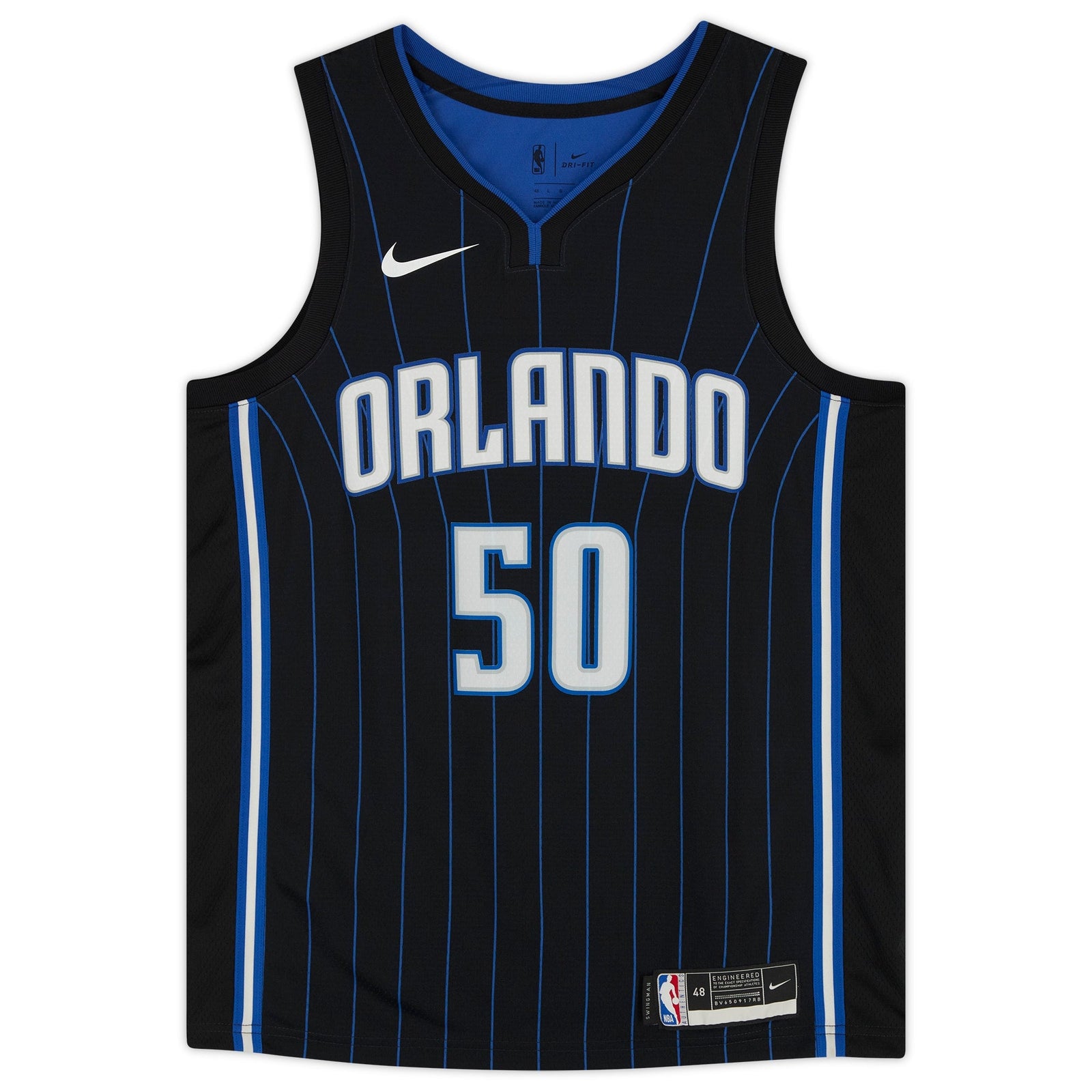 Cole Anthony Orlando Magic Autographed Nike 2020 - 21 Association Swingman Jersey - Black - The Ballers Bank