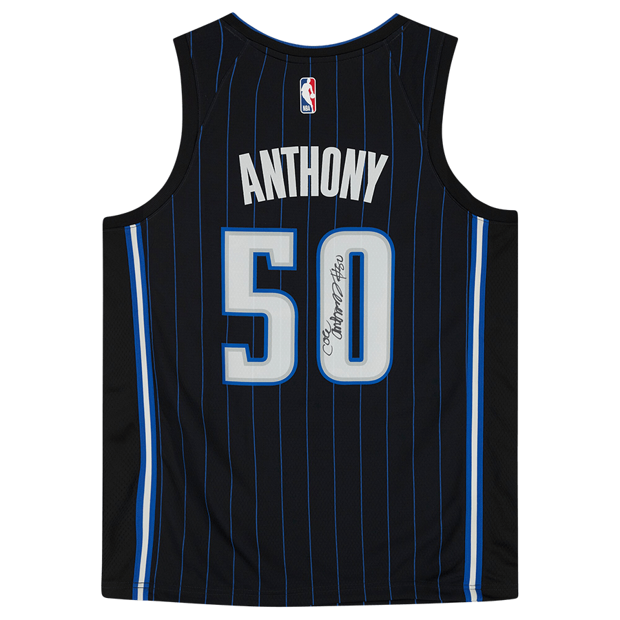 Cole Anthony Orlando Magic Autographed Nike 2020 - 21 Association Swingman Jersey - Black - The Ballers Bank