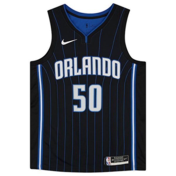 Cole Anthony Orlando Magic Autographed Nike 2020 - 21 Association Swingman Jersey - Black - The Ballers Bank