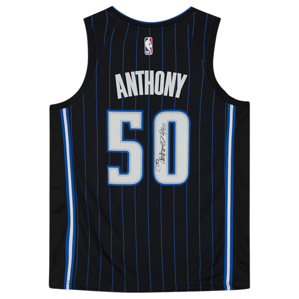 Cole Anthony Orlando Magic Autographed Nike 2020 - 21 Association Swingman Jersey - Black - The Ballers Bank