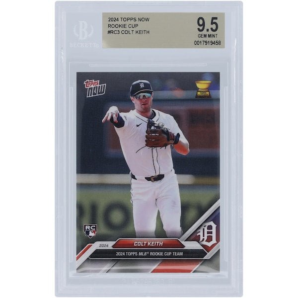 Colt Keith Detroit Tigers 2024 Topps Now 2024 Rookie Cup Team RC3 BGS Authenticated 9.5 Rookie Card - The Ballers Bank