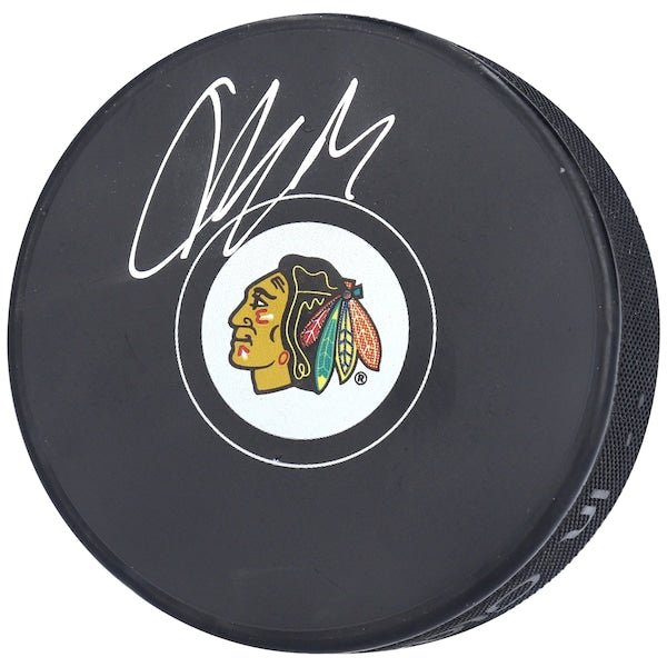 Colton Dach Chicago Blackhawks Fanatics Authentic Autographed Hockey Puck - The Ballers Bank