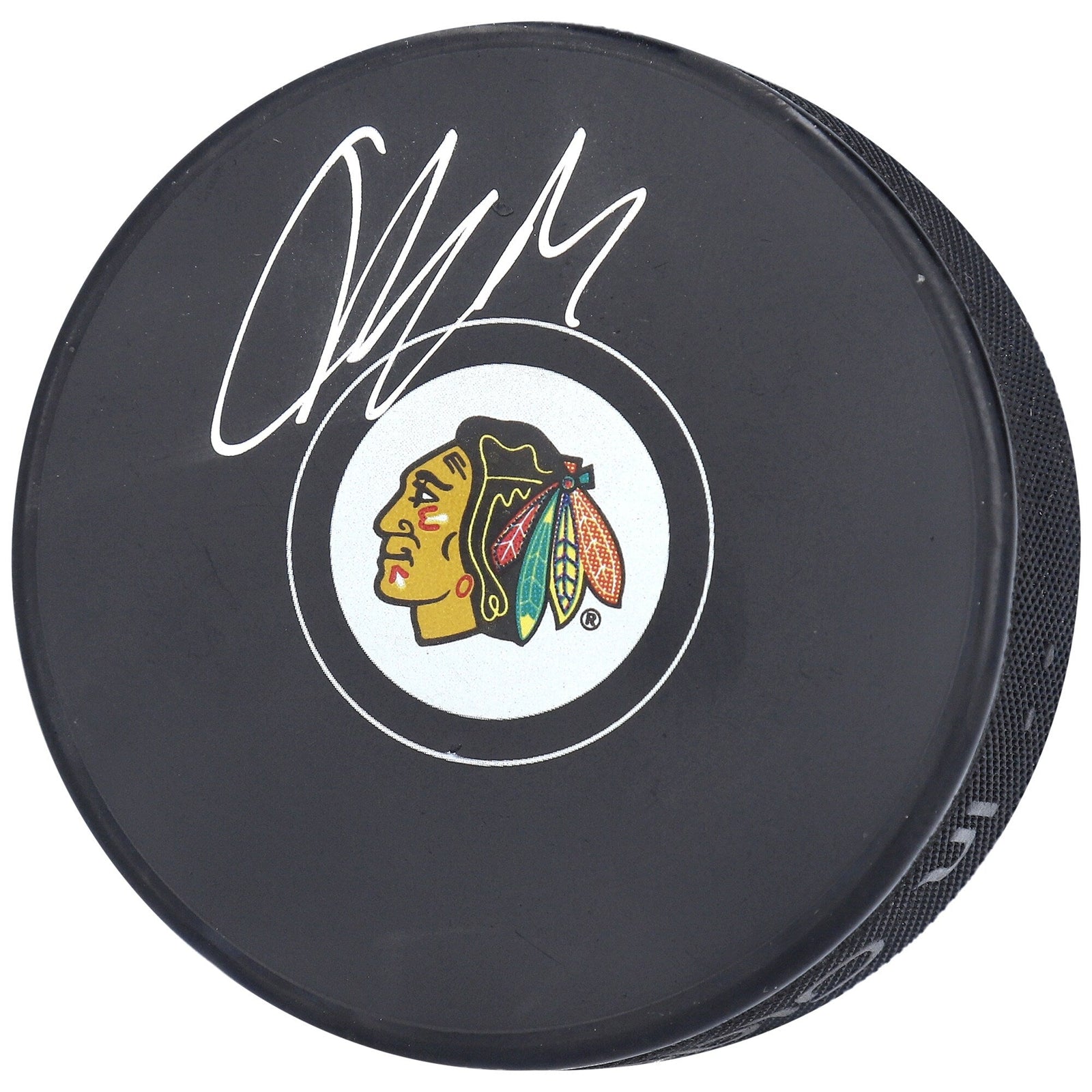 Colton Dach Chicago Blackhawks Fanatics Authentic Autographed Hockey Puck - The Ballers Bank