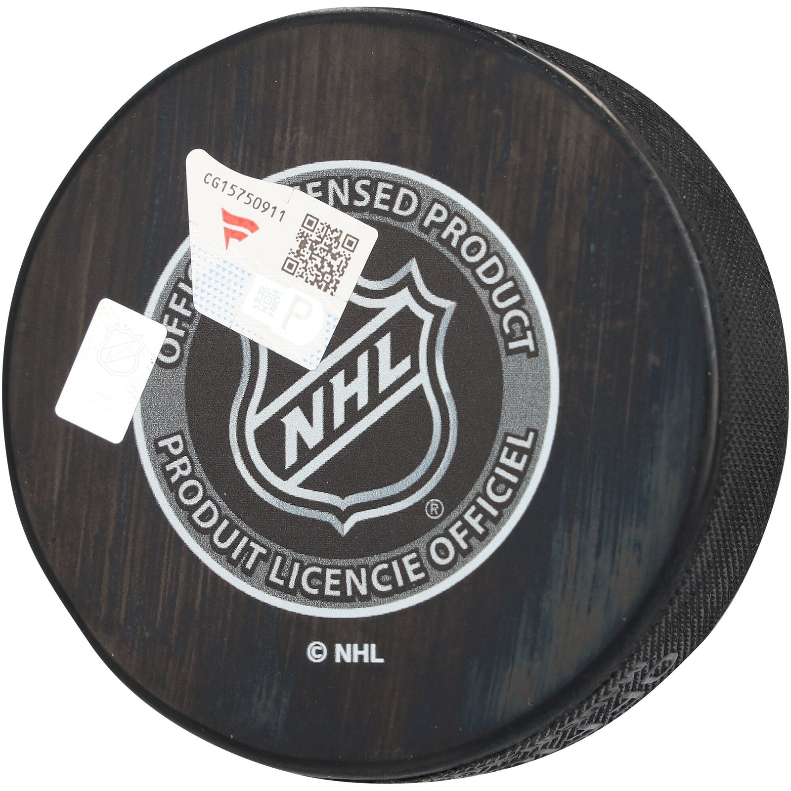 Connor Bedard Chicago Blackhawks Autographed Fanatics Authentic 2023 NHL Draft Hockey Puck with "1 Pick" Inscription - The Ballers Bank