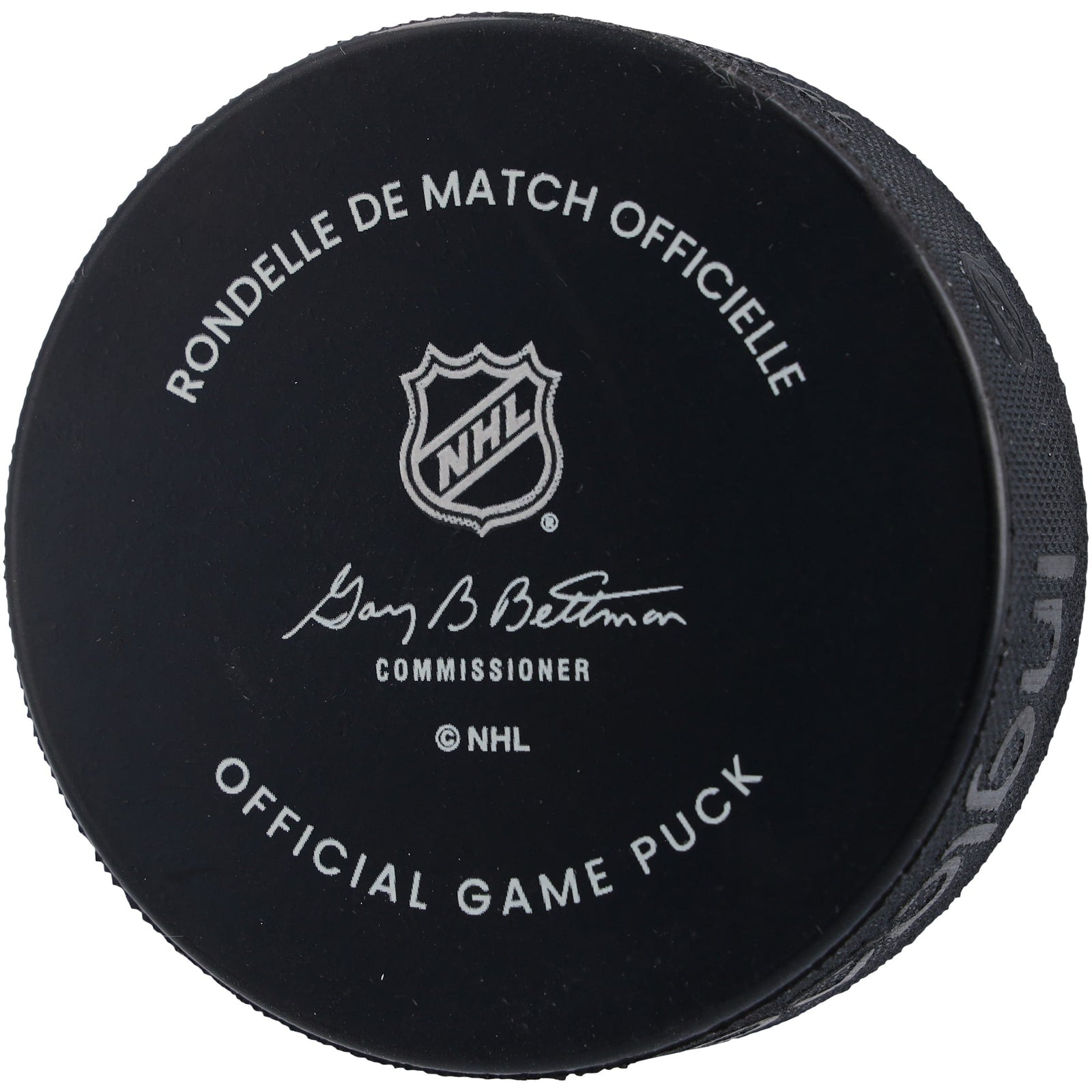 Connor Bedard Chicago Blackhawks Autographed Fanatics Authentic Official Game Puck - The Ballers Bank