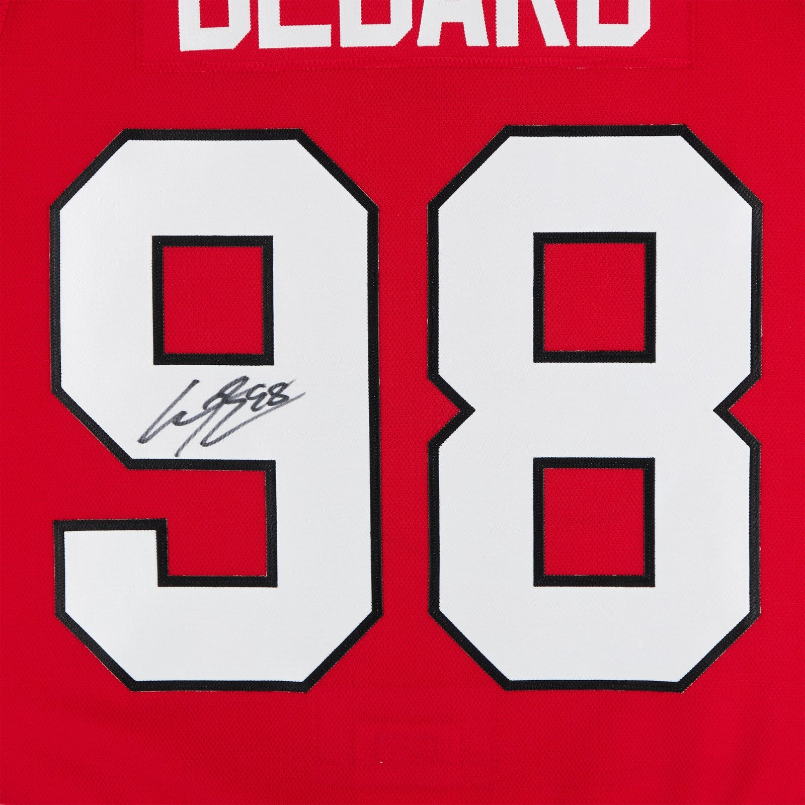 Connor Bedard Chicago Blackhawks Autographed Fanatics Authentic Red Fanatics Authentic Pro Jersey - The Ballers Bank