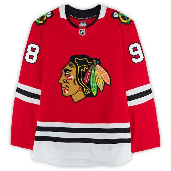 Connor Bedard Chicago Blackhawks Autographed Fanatics Authentic Red Fanatics Authentic Pro Jersey - The Ballers Bank