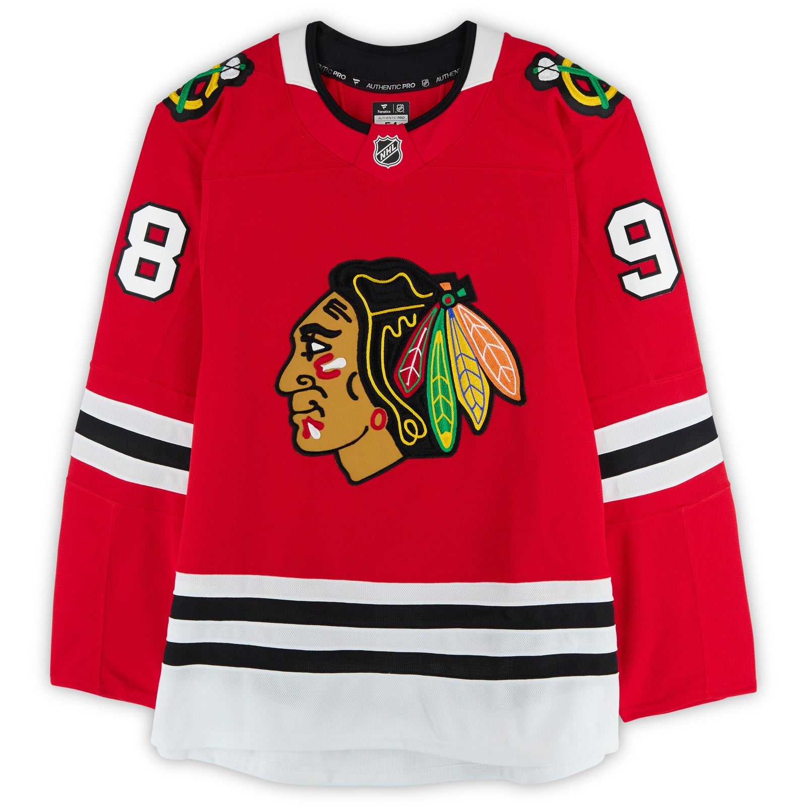 Connor Bedard Chicago Blackhawks Autographed Fanatics Authentic Red Fanatics Authentic Pro Jersey - The Ballers Bank