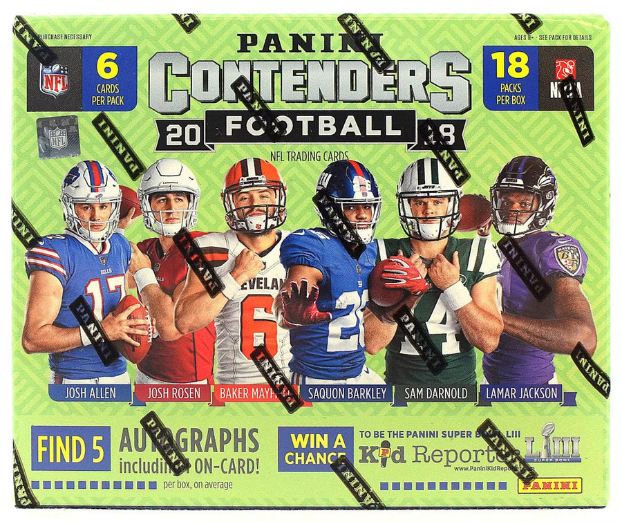 2018 Panini Contenders Football Hobby Trading Cards
