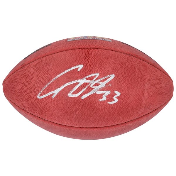 Cooper DeJean Philadelphia Eagles Autographed Fanatics Authentic Super Bowl LIX Wilson Duke Football - The Ballers Bank
