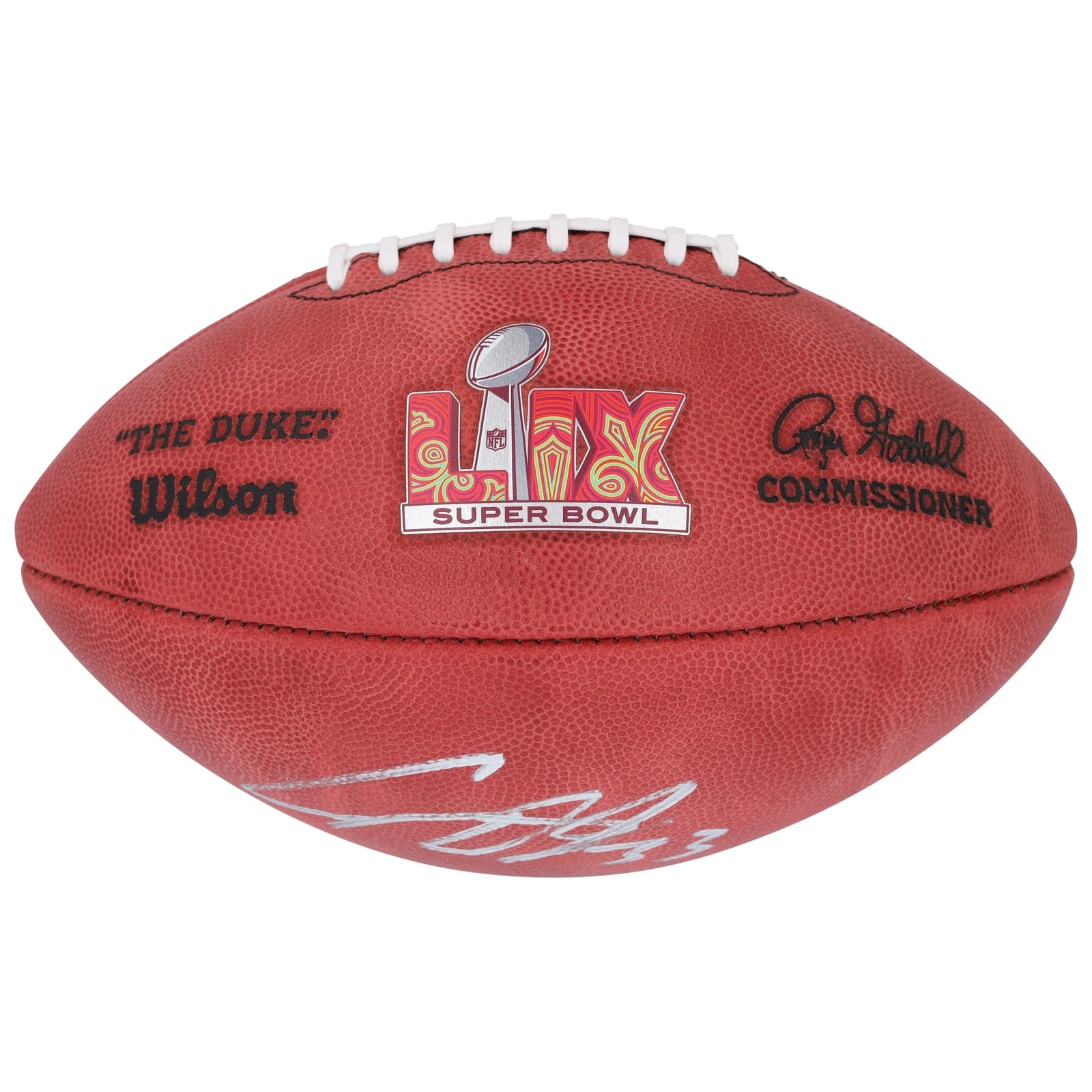 Cooper DeJean Philadelphia Eagles Autographed Fanatics Authentic Super Bowl LIX Wilson Duke Football - The Ballers Bank
