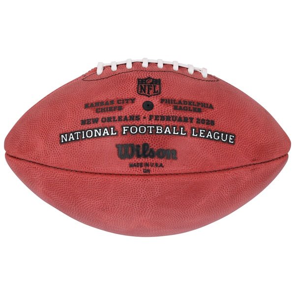 Cooper DeJean Philadelphia Eagles Autographed Fanatics Authentic Super Bowl LIX Wilson Duke Football - The Ballers Bank