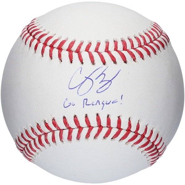 Corey Seager Texas Rangers Fanatics Authentic Autographed Baseball with "Go Rangers!" Inscription - The Ballers Bank