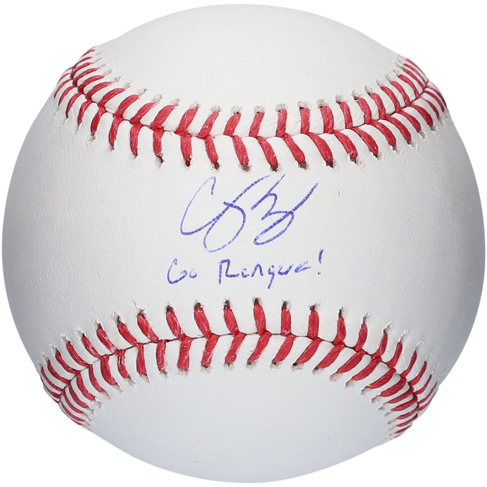 Corey Seager Texas Rangers Fanatics Authentic Autographed Baseball with "Go Rangers!" Inscription - The Ballers Bank
