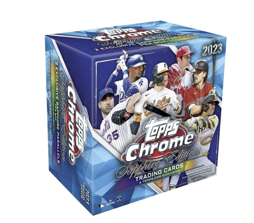 2023 Topps Chrome Baseball Sapphire Hobby Trading Cards