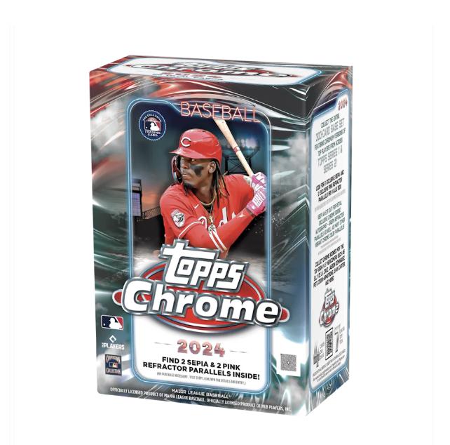 2024 Topps Chrome Baseball Blaster Trading Cards