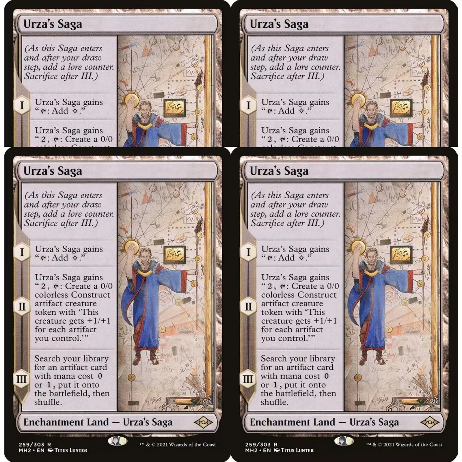 Urza's Saga Playset x4 | Modern Horizons 2 Near Mint