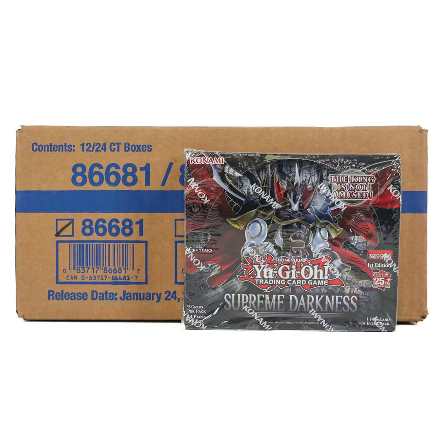 Yu Gi Oh Supreme Darkness Booster 12 Box Case Sealed