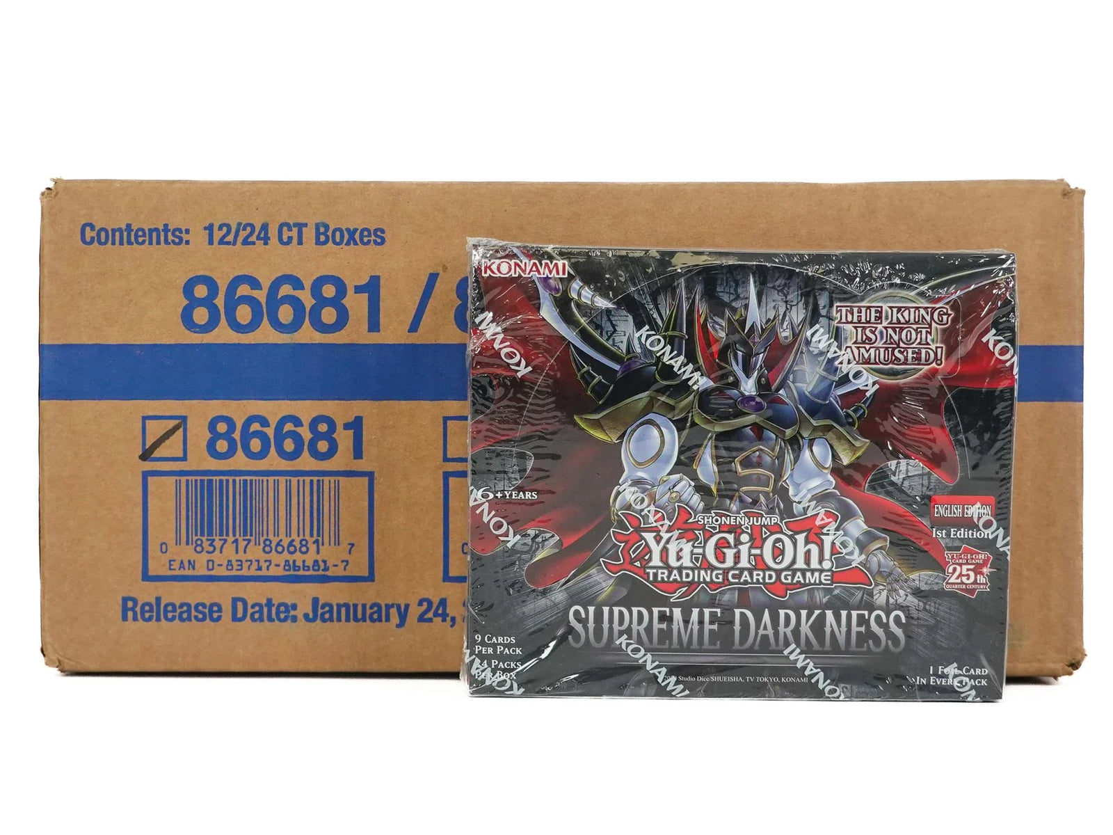 Yu Gi Oh Supreme Darkness Booster 12 Box Case Sealed