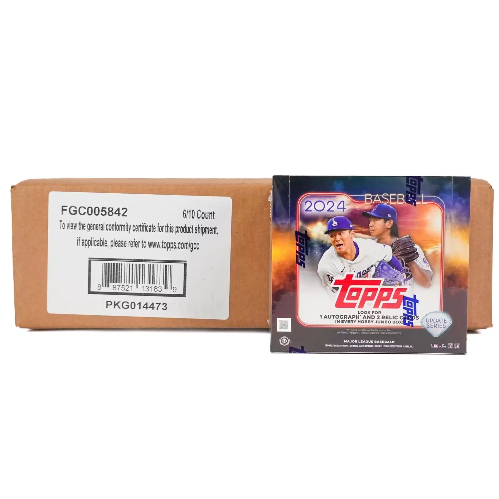 2024 Topps Update Series Baseball Hobby Jumbo 6-Box Case (Ships Sealed Only)