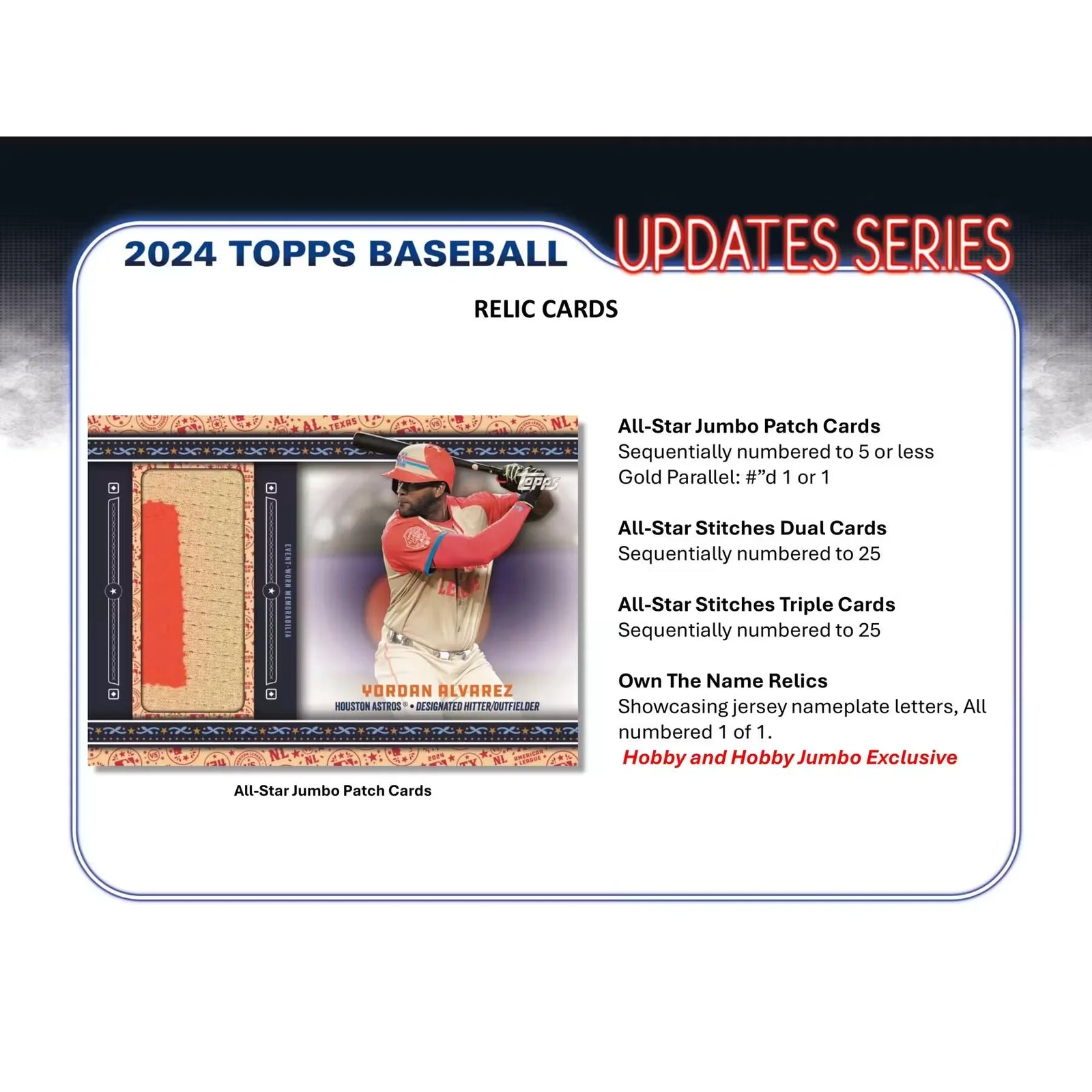 2024 Topps Update Series Baseball Hobby Jumbo 6-Box Case (Ships Sealed Only)