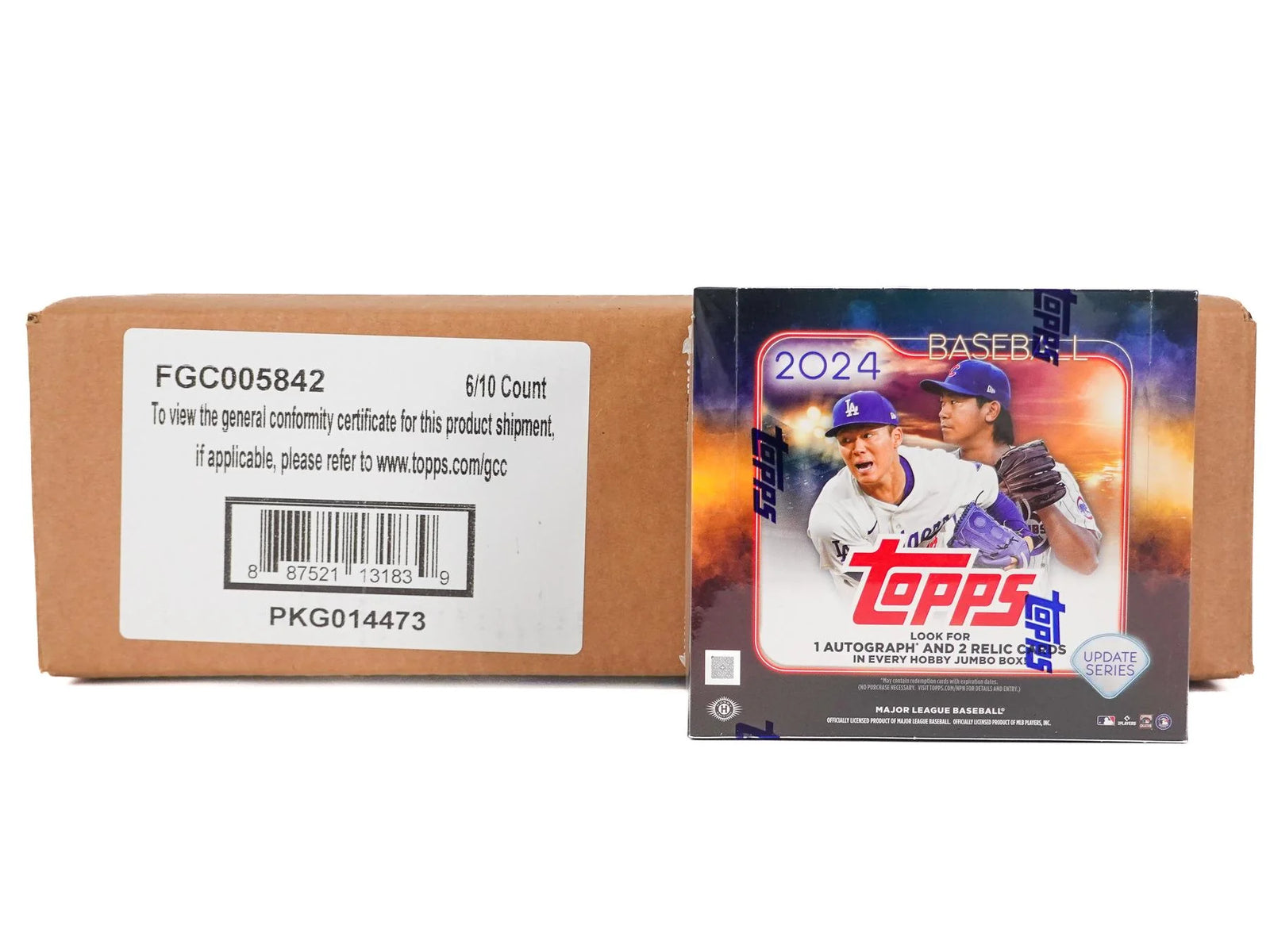 2024 Topps Update Series Baseball Hobby Jumbo 6-Box Case (Ships Sealed Only)
