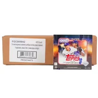 2024 Topps Update Series Baseball Hobby Jumbo 6-Box Case (Ships Sealed Only)