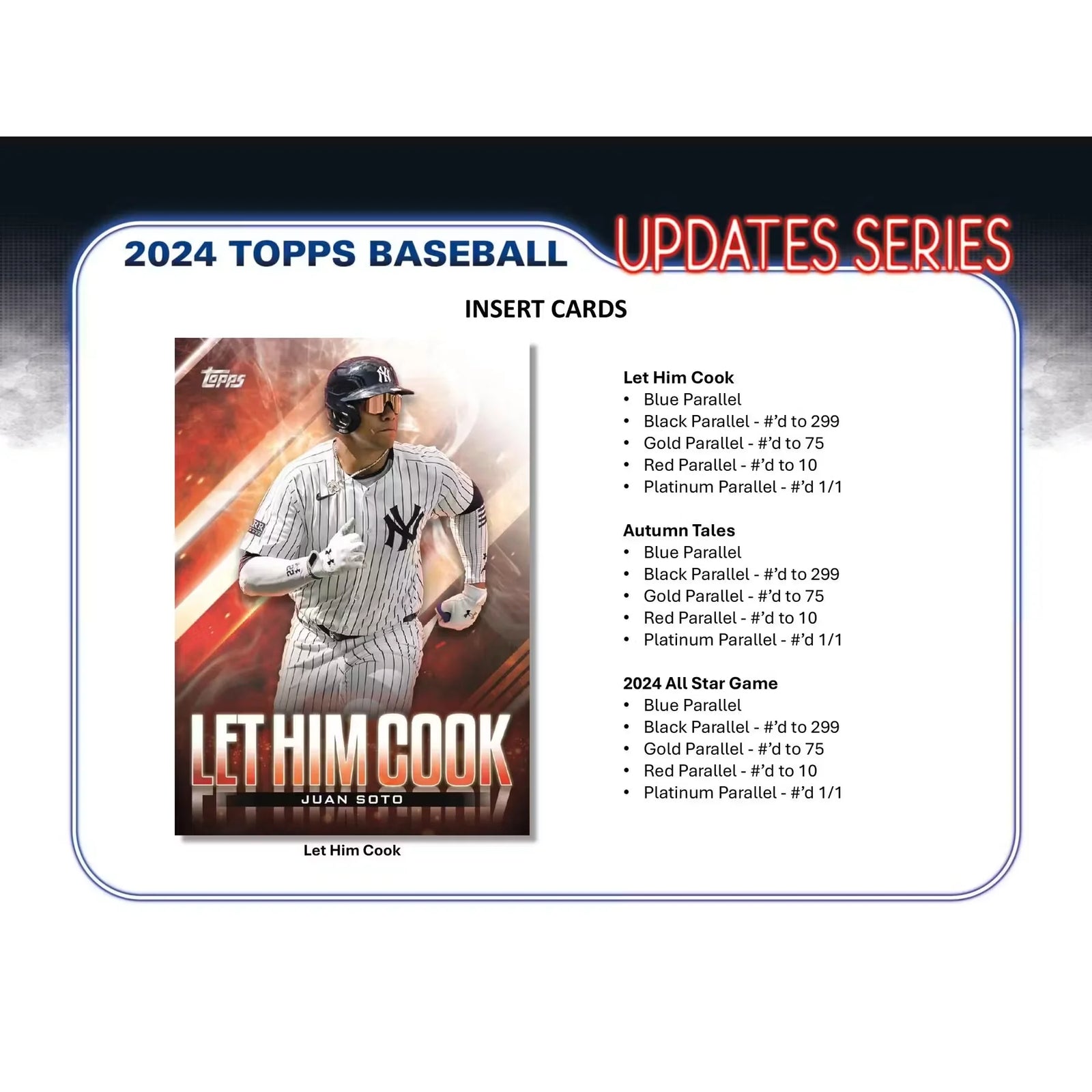 2024 Topps Update Series Baseball Hobby Jumbo 6-Box Case (Ships Sealed Only)