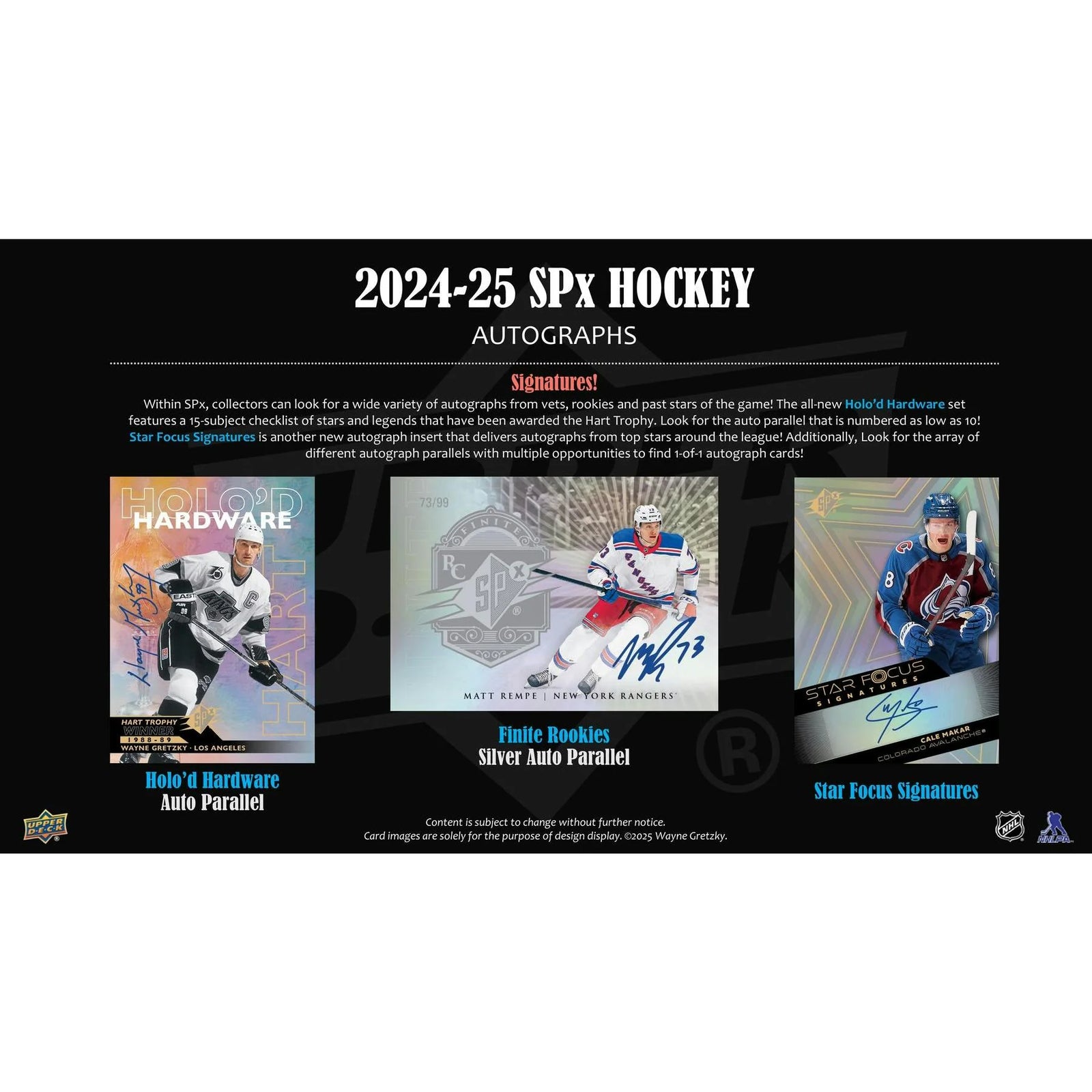 DRAFT - 2024/25 Upper Deck SPx Hockey Hobby Box