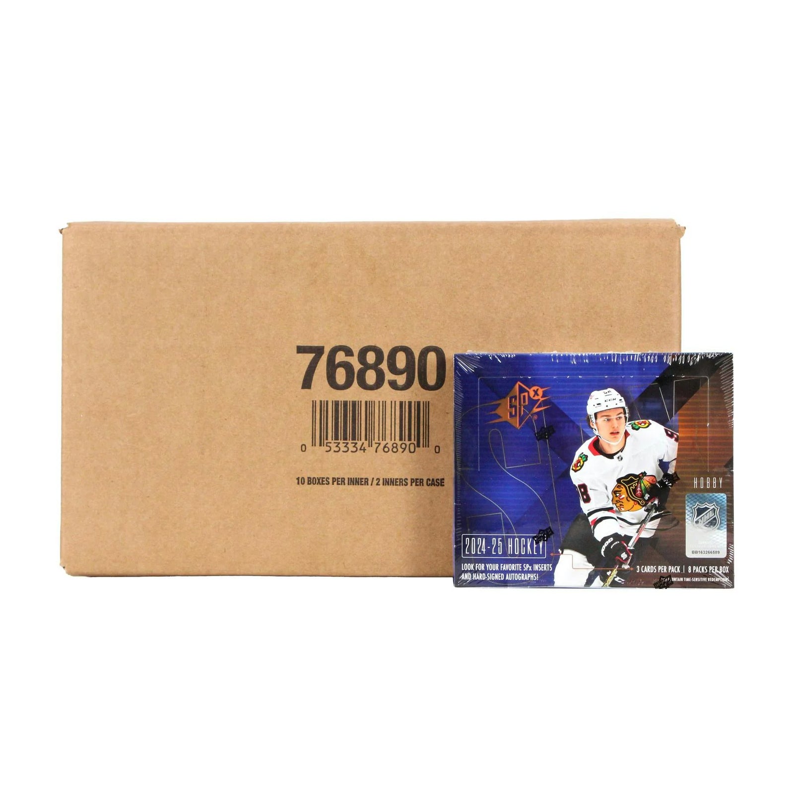 DRAFT - New 2024/25 Upper Deck SPx Hockey Hobby 20-Box Case