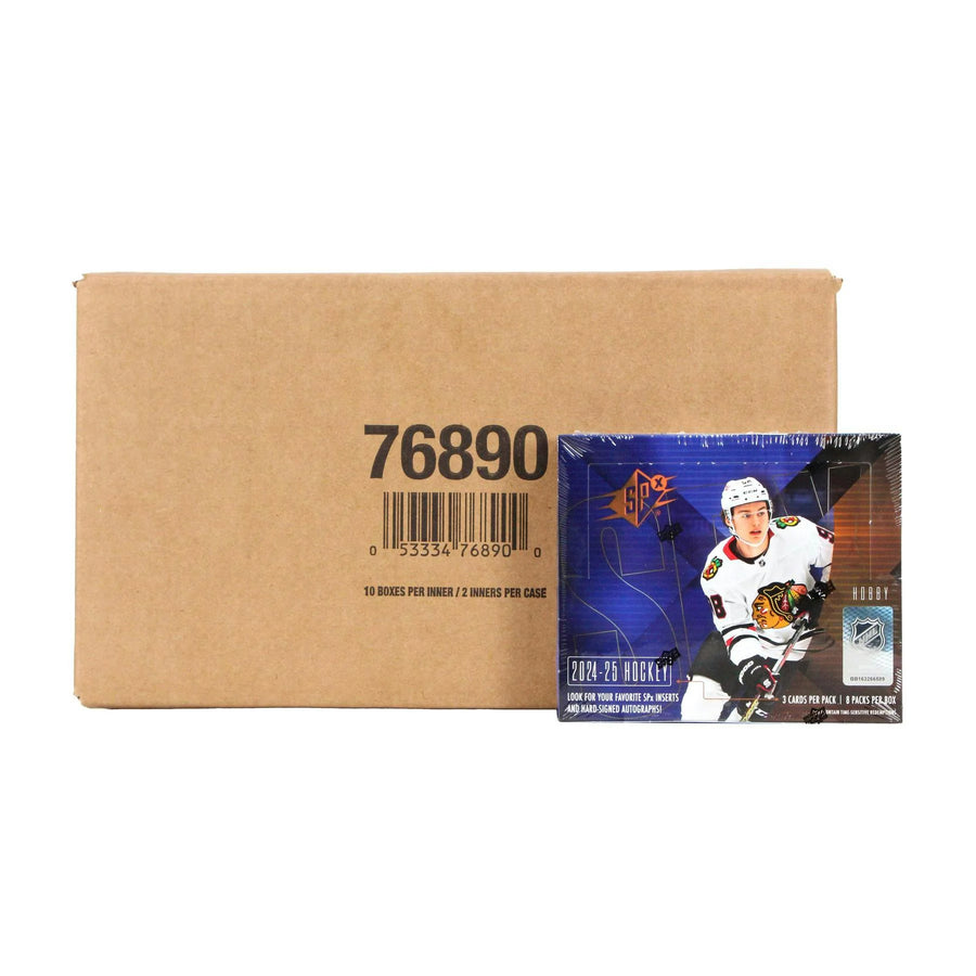 DRAFT - New 2024/25 Upper Deck SPx Hockey Hobby 20-Box Case