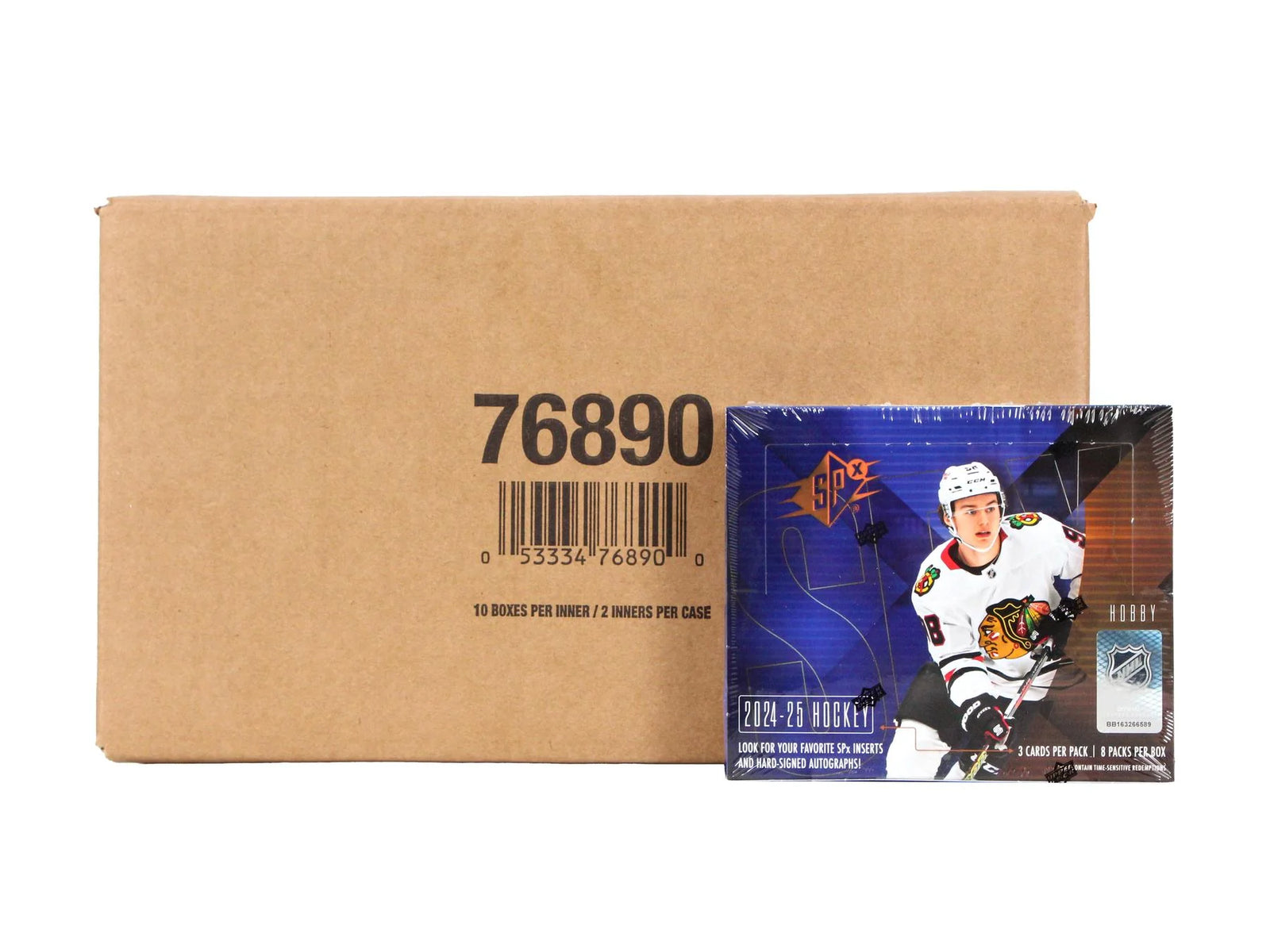 DRAFT - New 2024/25 Upper Deck SPx Hockey Hobby 20-Box Case