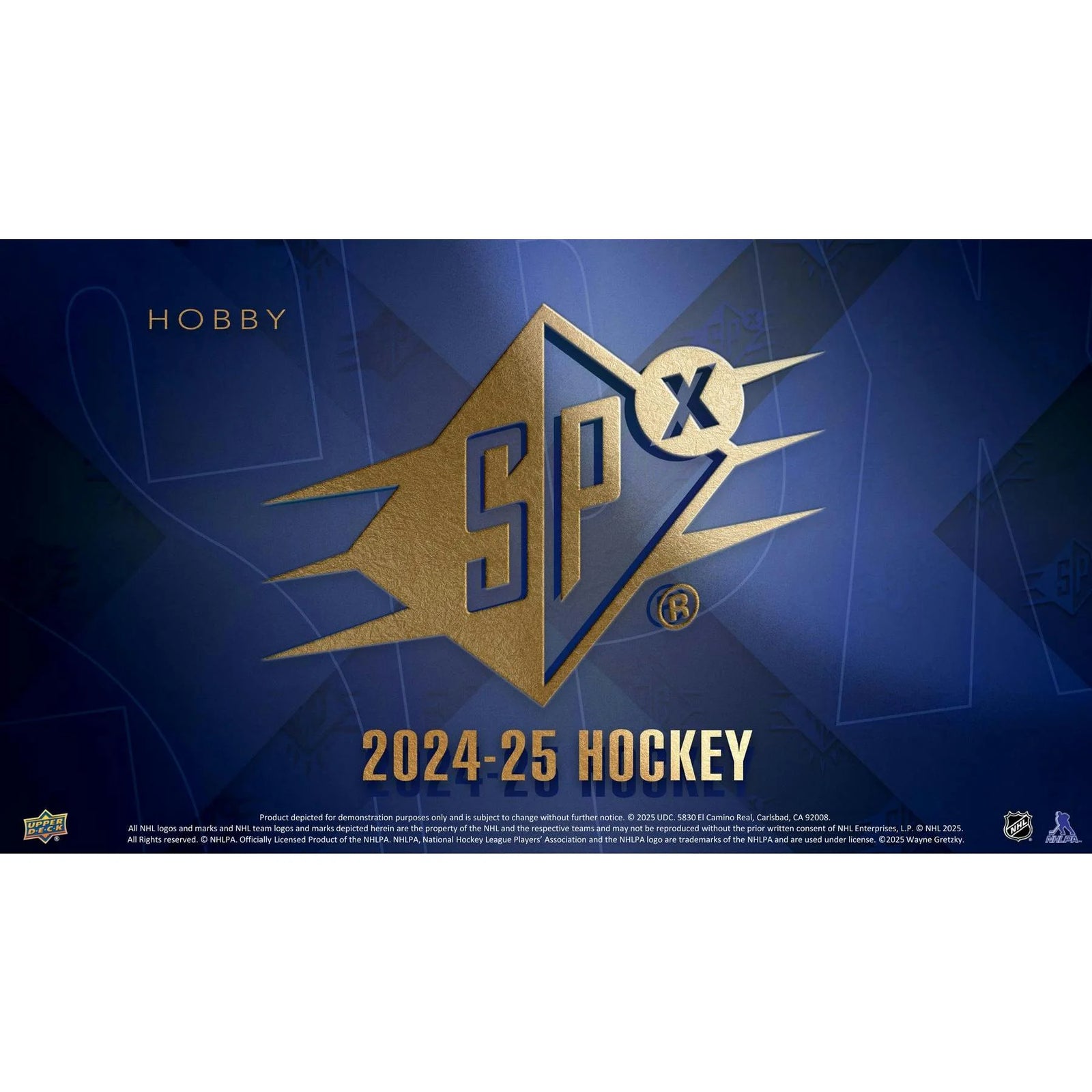 DRAFT - New 2024/25 Upper Deck SPx Hockey Hobby 20-Box Case